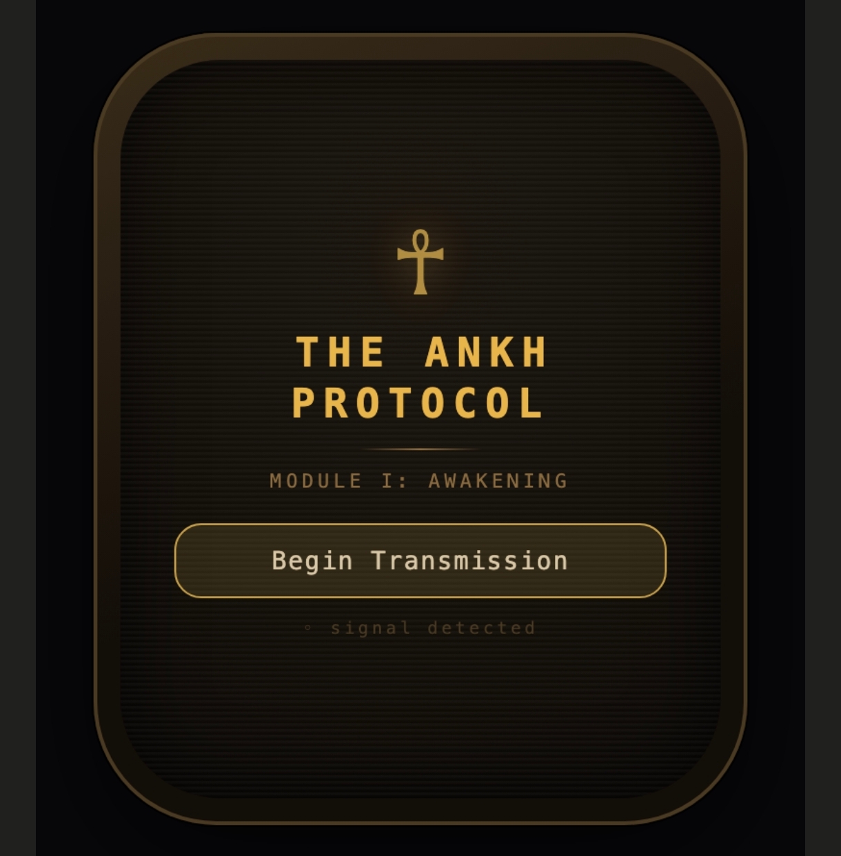 The Ankh Protocol screenshot 1